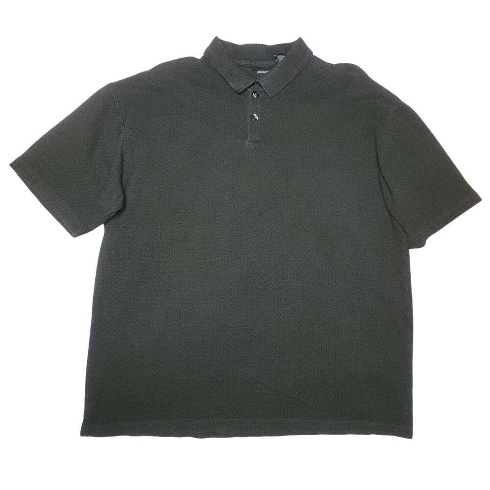 Claiborne - Men's Polo XL - Dark Olive - 100% Cotton